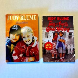Judy Blume Books Blubber and Tales of a Fourth Grade Nothing